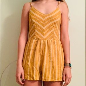 YELLOW ROMPER! NWOT